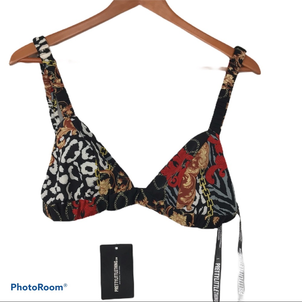 Nwt Prettylittlething Satin Bralette